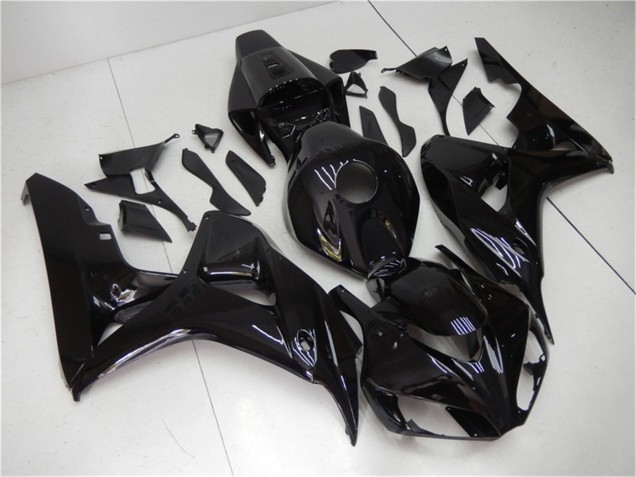 Erschwingliche Honda CBR1000RR Motorrad Verkleidung 2006-2007 - Glanzendes Schwarz