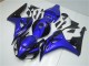 Erschwingliche Honda CBR1000RR Motorrad Verkleidung Kit 2006-2007 - Blau Glanzendes Schwarz