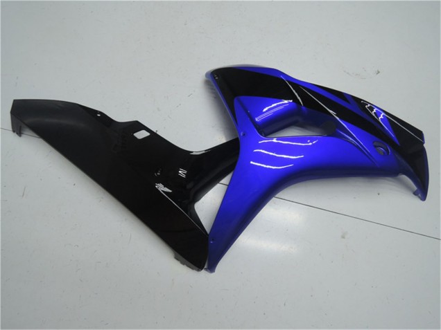 Erschwingliche Honda CBR1000RR Motorrad Verkleidung Kit 2006-2007 - Blau Glanzendes Schwarz