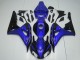 Erschwingliche Honda CBR1000RR Motorrad Verkleidung Kit 2006-2007 - Blau Glanzendes Schwarz