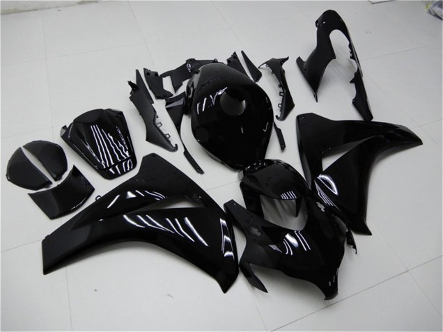Erschwingliche Honda CBR1000RR Motorrad Verkleidung Kit 2008-2011 - Glanzendes Schwarz