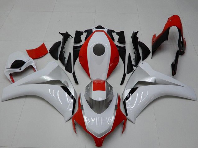 Erschwingliche Honda CBR1000RR Motorrad Verkleidung 2008-2011 - Weiss Rot
