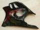 Erschwingliche Honda CBR600 F3 Motorrad Verkleidung 1995-1996 - Glanzendes Schwarz Rot Flamme