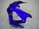 Erschwingliche Honda CBR600 F4i Motorrad Verkleidung Kit 2004-2007 - Blau Glanzendes Schwarz