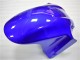 Erschwingliche Honda CBR600 F4i Motorrad Verkleidung Kit 2004-2007 - Blau Glanzendes Schwarz