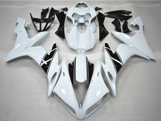 Erschwingliche Yamaha YZF R1 Motorrad Verkleidung 2004-2006 - Weiss Schwarz