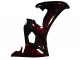 Erschwingliche Yamaha YZF R6 Motorrad Verkleidung 2003-2004 - Glanzendes Schwarz Rot Flamme