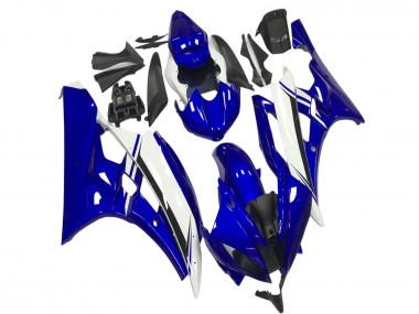 Erschwingliche Yamaha YZF R6 Motorrad Verkleidung 2006-2007 - Blau Weiss Schwarz