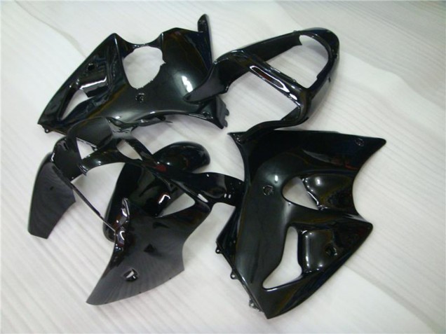 Erschwingliche Kawasaki ZX6R Motorrad Verkleidung 2000-2002 - Glanzendes Schwarz