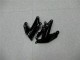 Erschwingliche Kawasaki ZX6R Motorrad Verkleidung 2009-2012 - Glanzendes Schwarz Grun