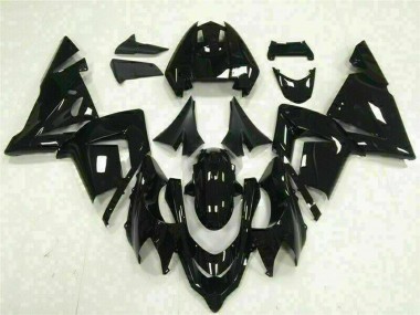 Erschwingliche Kawasaki ZX10R Motorrad Verkleidung 2004-2005 - Glanzendes Schwarz