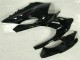 Erschwingliche Kawasaki ZX10R Motorrad Verkleidung 2004-2005 - Glanzendes Schwarz