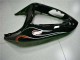 Erschwingliche Kawasaki ZX10R Motorrad Verkleidung Kit 2006-2007 - Glanzendes Schwarz Rot Flamme