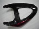 Erschwingliche Kawasaki ZX10R Motorrad Verkleidung 2006-2007 - Glanzendes Schwarz Rot Flamme
