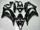 Erschwingliche Kawasaki ZX10R Motorrad Verkleidung 2011-2015 - Glanzendes Schwarz
