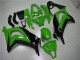 Erschwingliche Kawasaki ZX10R Motorrad Verkleidung 2011-2015 - Grun Glanzendes Schwarz