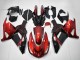 Erschwingliche Kawasaki ZX14R ZZR1400 Motorrad Verkleidung 2006-2011 - Rot Schwarz