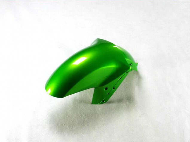 Erschwingliche Kawasaki ZX14R ZZR1400 Motorrad Verkleidung 2012-2024 - Grun Glanzendes Schwarz