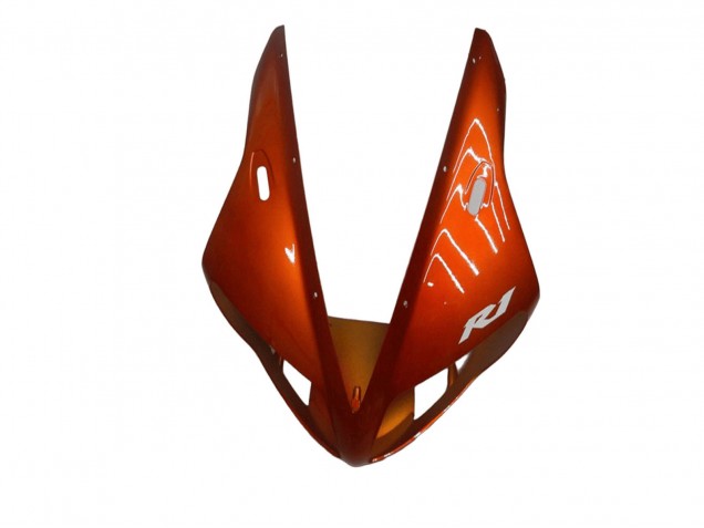 Erschwingliche Yamaha YZF R1 Motorrad Verkleidung 2002-2003 - Orange Matt Schwarz