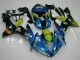 Erschwingliche Yamaha YZF R1 Motorrad Verkleidung 2004-2006 - Blau Gelb Hai