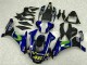 Erschwingliche Yamaha YZF R1 Motorrad Verkleidung 2015-2019 - Blau Silber Schwarz Grun MoviStar