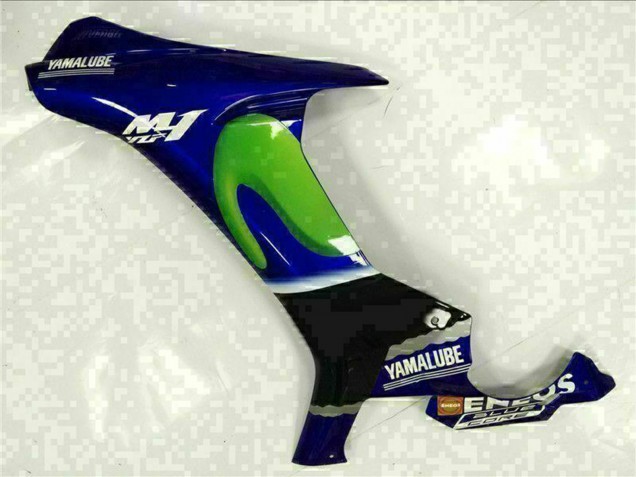 Erschwingliche Yamaha YZF R1 Motorrad Verkleidung 2015-2019 - Blau Silber Schwarz Grun MoviStar