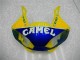 Erschwingliche Yamaha YZF R6 Motorrad Verkleidung 1998-2002 - Gelb Blau Weiss Kamel Motul