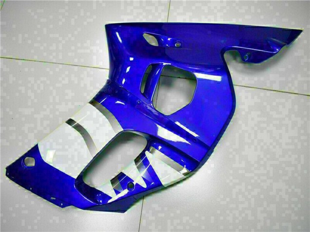 Erschwingliche Yamaha YZF R6 Motorrad Verkleidung 1998-2002 - Blau Weiss