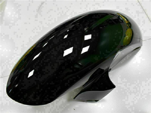 Erschwingliche Yamaha YZF R6 Motorrad Verkleidung 2008-2016 - Gelb Weiss Glanzendes Schwarz