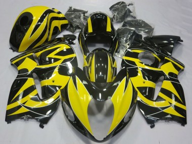 Erschwingliche Suzuki GSXR 1300 Motorrad Verkleidung 1996-2007 - Gelb Schwarz