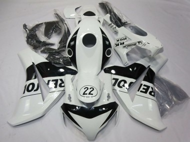 Erschwingliche Honda CBR1000RR Motorrad Verkleidung 2008-2011 - Weiss Glanzendes Schwarz Repsol 22