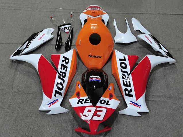 Erschwingliche Honda CBR1000RR Motorrad Verkleidung 2012-2016 - Weiss Orange Rot Glanzendes Schwarz HRC Repsol 93