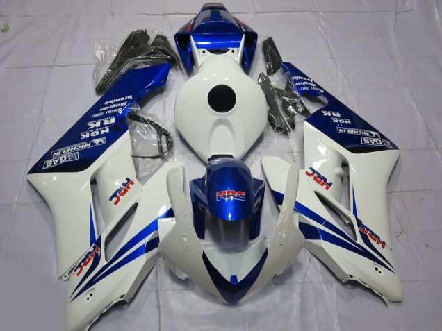 Erschwingliche Honda CBR1000RR Motorrad Verkleidung 2004-2005 - Weiss Blau HRC
