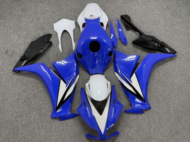 Erschwingliche Honda CBR1000RR Motorrad Verkleidung 2012-2016 - Weiss Blau Glanzendes Schwarz