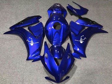 Erschwingliche Honda CBR1000RR Motorrad Verkleidung 2012-2016 - Blau Glanzendes Schwarz