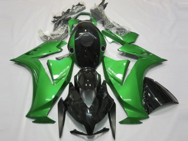 Erschwingliche Honda CBR1000RR Motorrad Verkleidung 2012-2016 - Grun Glanzendes Schwarz