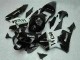 Erschwingliche Honda CBR600RR Motorrad Verkleidung 2003-2004 - Glanzendes Schwarz Weiss West Mobil