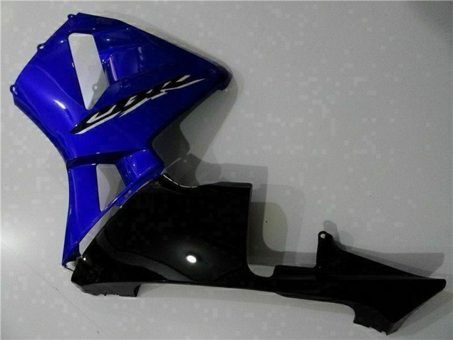 Erschwingliche Honda CBR600RR Motorrad Verkleidung Kit 2003-2004 - Blau Glanzendes Schwarz
