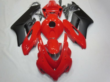Erschwingliche Honda CBR1000RR Motorrad Verkleidung 2004-2005 - Rot Matt Schwarz
