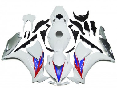 Erschwingliche Honda CBR1000RR Motorrad Verkleidung 2012-2016 - Weiss Blau Rot Silber