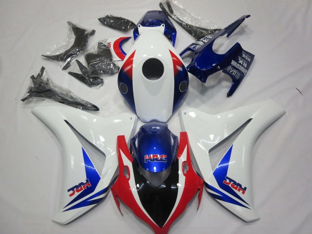 Erschwingliche Honda CBR1000RR Motorrad Verkleidung 2008-2011 - Weiss Blau Rot HRC