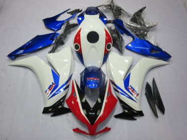 Erschwingliche Honda CBR1000RR Motorrad Verkleidung 2012-2016 - Weiss Blau Rot HRC