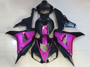 Erschwingliche Honda CBR1000RR Motorrad Verkleidung 2006-2007 - Rosa Matt Dunkel Blau