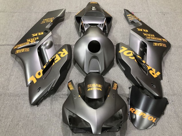 Erschwingliche Honda CBR1000RR Motorrad Verkleidung 2004-2005 - Matt Grau Gold Repsol