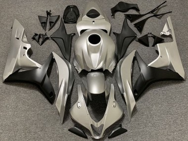 Erschwingliche Honda CBR1000RR Motorrad Verkleidung 2006-2007 - Silber Matt Schwarz