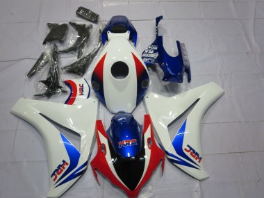 Erschwingliche Honda CBR1000RR Motorrad Verkleidung 2008-2011 - Weiss Rot Blau OEM Stil HRC