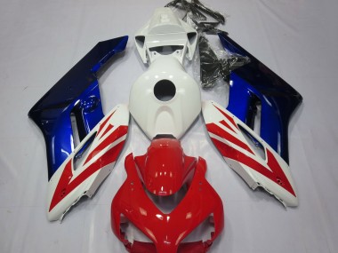 Erschwingliche Honda CBR1000RR Motorrad Verkleidung 2004-2005 - Weiss Rot Blau