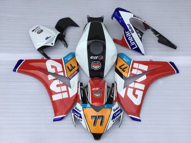 Erschwingliche Honda CBR1000RR Motorrad Verkleidung 2008-2011 - Weiss Rot Blau Orange Schwarz Elf Givi 77