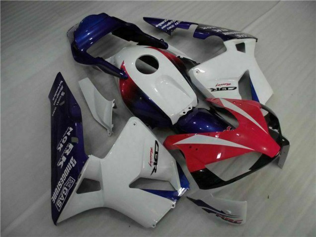 Erschwingliche Honda CBR600RR Motorrad Verkleidung 2003-2004 - Weiss Rot Blau
