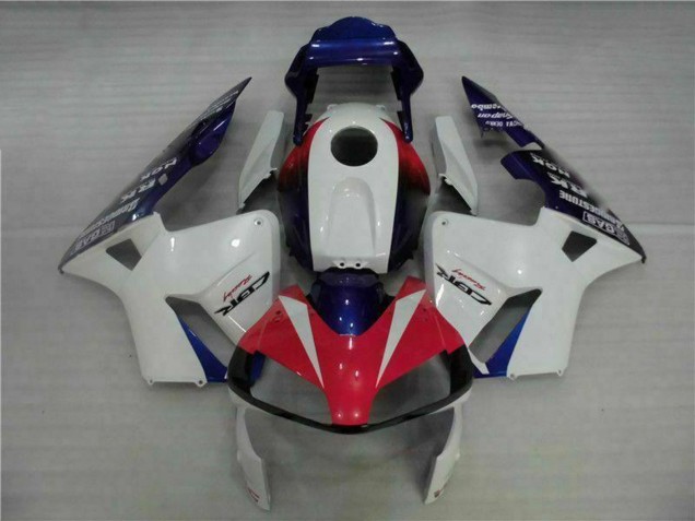 Erschwingliche Honda CBR600RR Motorrad Verkleidung 2003-2004 - Weiss Rot Blau